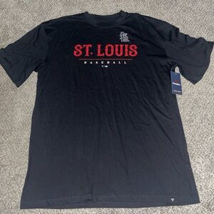 St. Louis Cardinals Fanatics Color Pop Legacy Clubhouse T-Shirt Black Sz XLT NWT